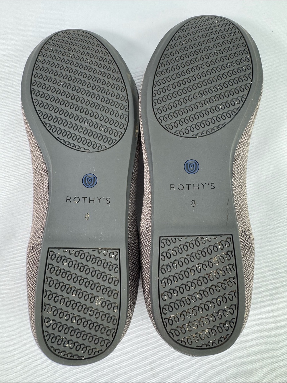 Rothy’s Khaki Round Toe Knit Women’s Ballet Flats Size 8 - Picture 5 of 6